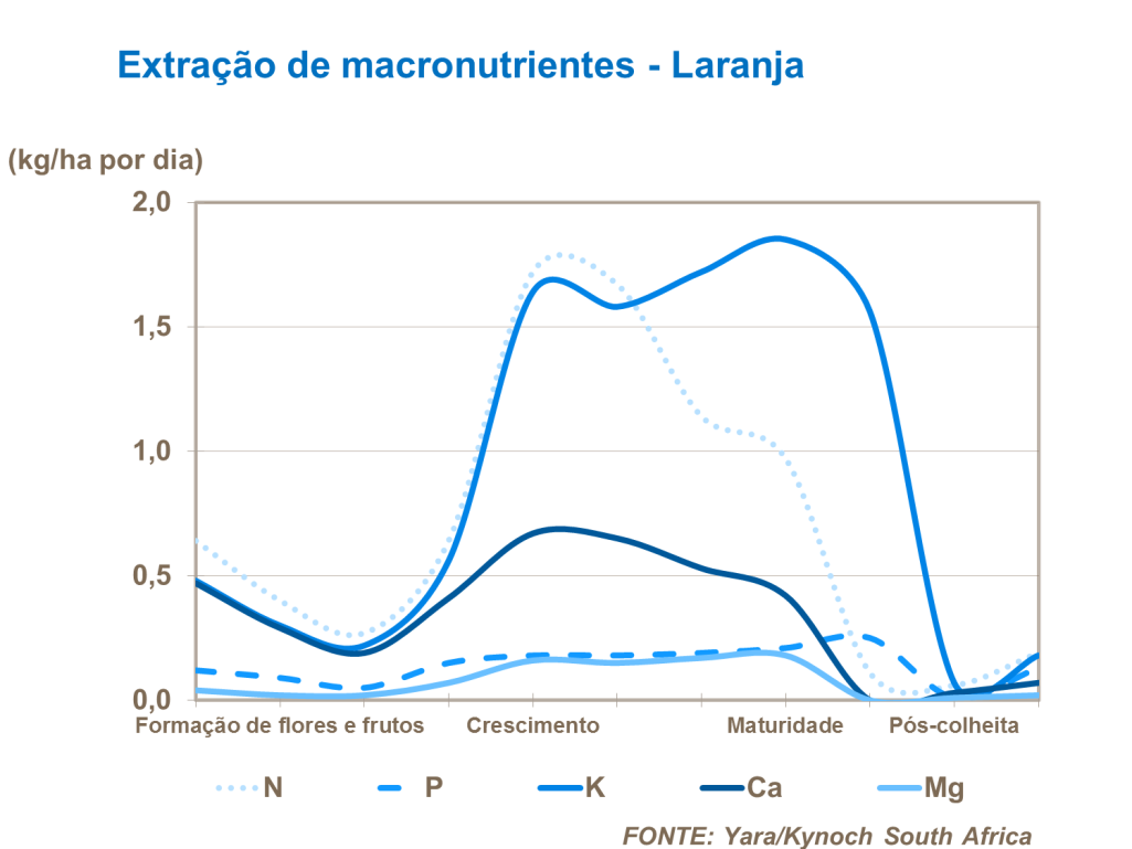 Extração de macronutrientes