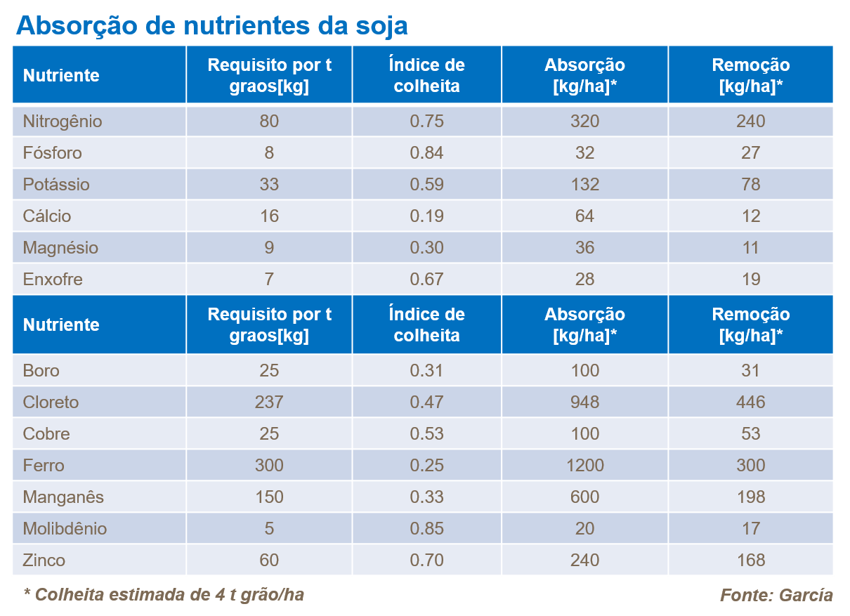 Absorção de nutrientes