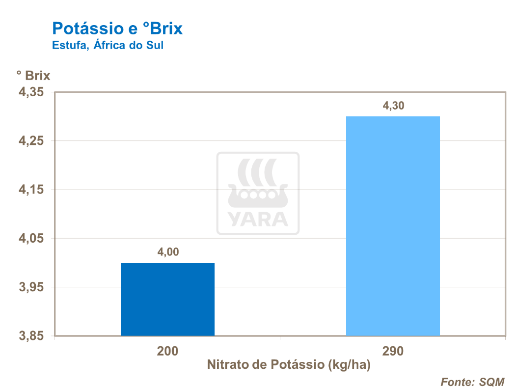 Potássio e Brix